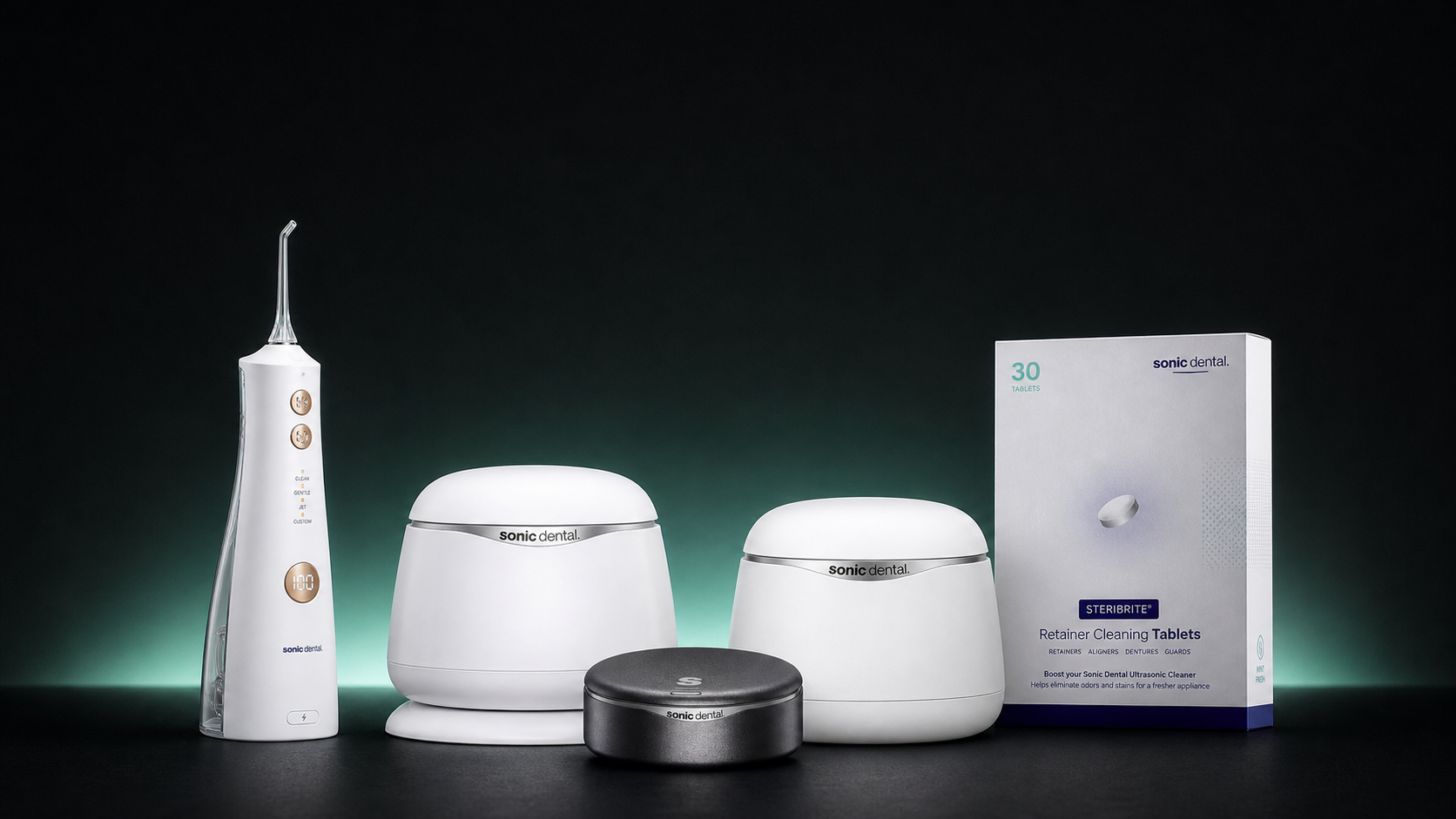 Sonic Dental nettoyants, tablettes de nettoyage et produits d'hygiène bucco-dentaire